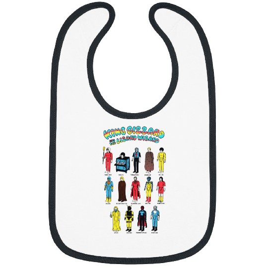 Cute King Gizzard And The Lizard Wizard Toys Classic Bibs