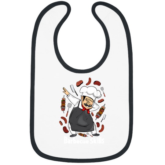 Barbecue Lover Dad Grilling BBQ Chef Father Barbecue Bibs