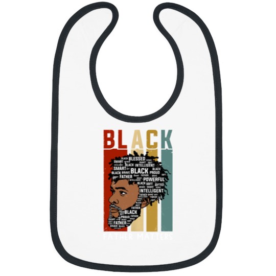 Black Father Day Gift juneteenth Bibs