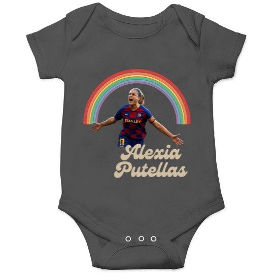 Alexia La Reina Putellas T-Shirt, Bodis Bebé de futbolista española Alexia Putellas para Hombre Mujer