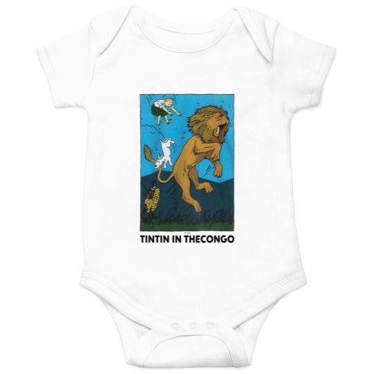 Tintin T-Shirt, Bodis Bebé Adventura de Tintin, Tintin Lover Shirt para Hombre Mujer