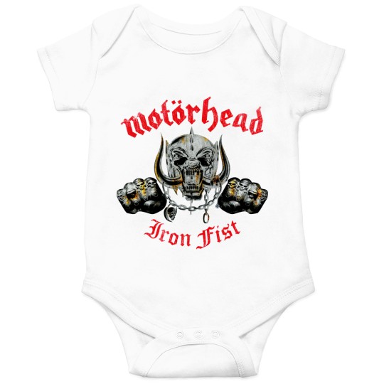 Motorhead T-Shirt, Bodis Bebé Motorhead Banda Rock Calavera Simbologo de Motorhead para Hombre Mujer