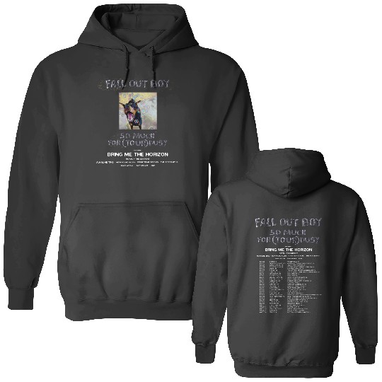 Fall Out Boy Double Sided Hoodies So Much For  Dust Double Sided Hoodies Fall Out Boy Tour 2023 Double Sided Hoodies