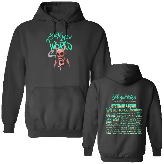 Sick New World 2023 Double Sided Hoodies