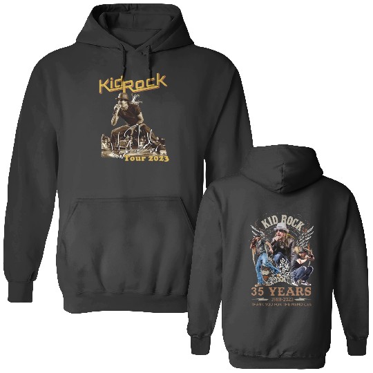 Kid Rock Tour 2023 Double Sided Hoodies