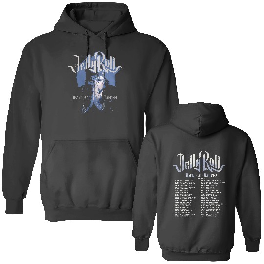Jelly Roll 2023 Tour Double Sided Hoodies, Jelly Roll Backroad Baptism 2023 Tour Double Sided Hoodies