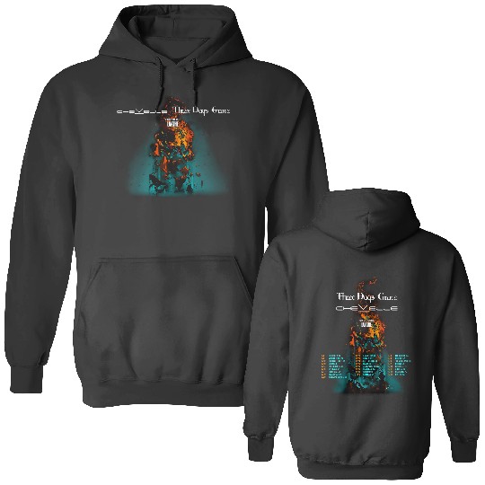 Chevelle and Three Days Grace Co Headline Tour 2023 Double Sided Hoodies
