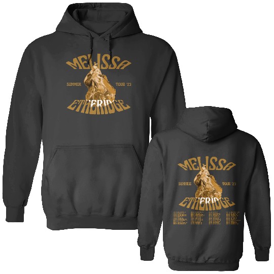 Melissa Etheridge Summer Tour 2023 Double Sided Hoodies