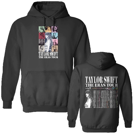 Discover Tay.lor S.wi.ft Eras Tour Double Sided Hoodies, Tay.lor S.wi.ft Double Sided Hoodies, Meet me at Midnight, swi.ftie Double Sided Hoodies