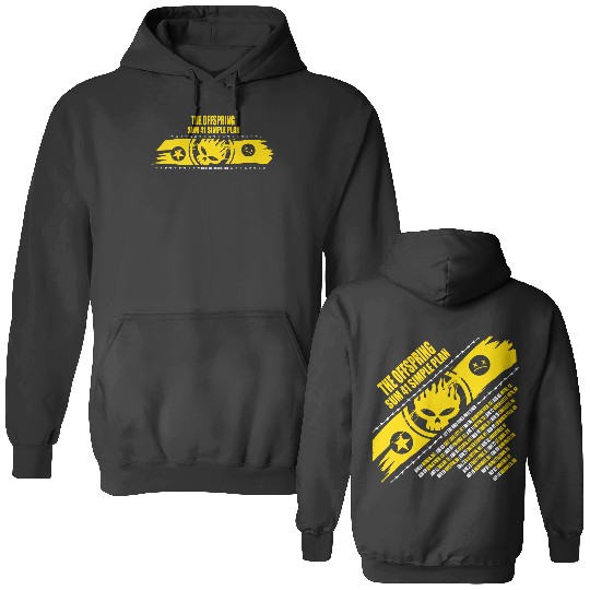 The Offspring 2023 Concert Double Sided Hoodies, The Offspring Let The Bad Times Roll Tour 2023 Double Sided Hoodies