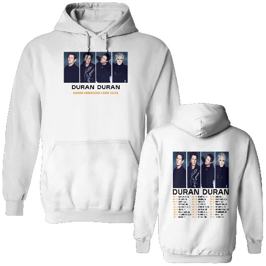 Discover 2023 Duran Duran North American Tour Double Sided Hoodies, Duran Duran Future Past 2023 Tour Double Sided Hoodies
