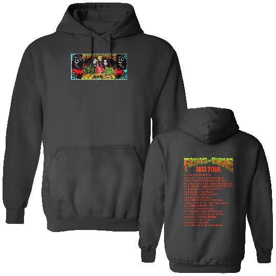 Rob Zombie & Alice Cooper Freaks On Parade Tour 2023 Double Sided Hoodies