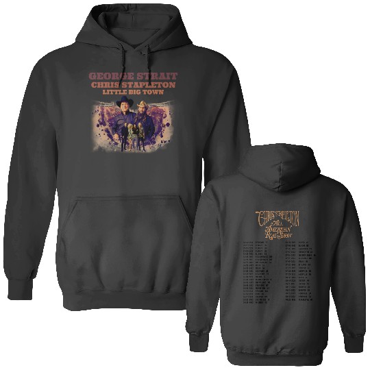 2023 Chris Stapleton Little Big Town Tour Double Sided Hoodies, Chris Stapleton Fan Double Sided Hoodies