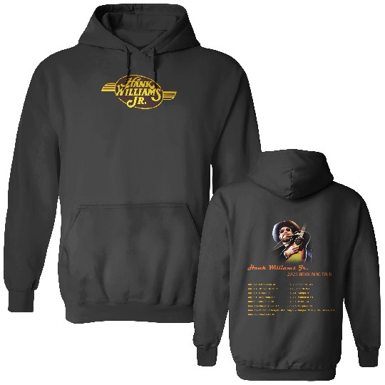 Hank Williams Jr 2023 Headlining Tour Western Double Sided Hoodies, Country Music