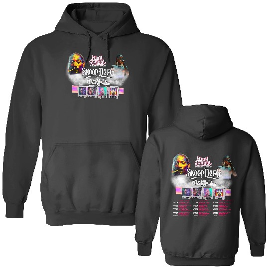 2023 Snoop Dogg And Wiz Khalifa High School Reunion Tour Double Sided Hoodies