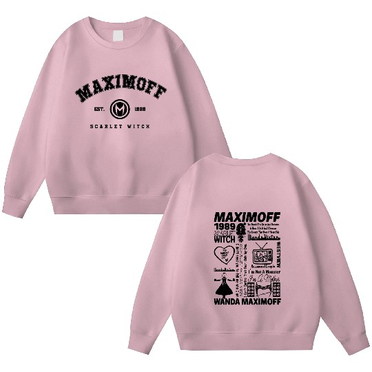 Vintage Wanda Maximoff Double Side Wanda Maximoff 1989 Sweatshirt