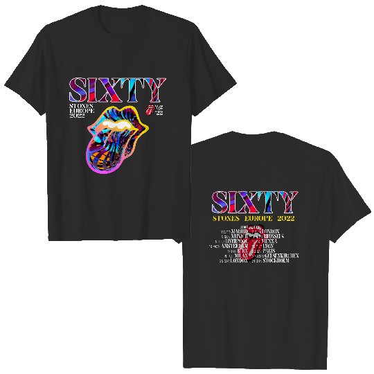 Rolling Stones 60th Anniversary With European Tour 2022 T-Shirt