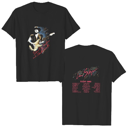 1990 Stevie Ray Vaughan In Step Tour T-Shirt / Band Shirt