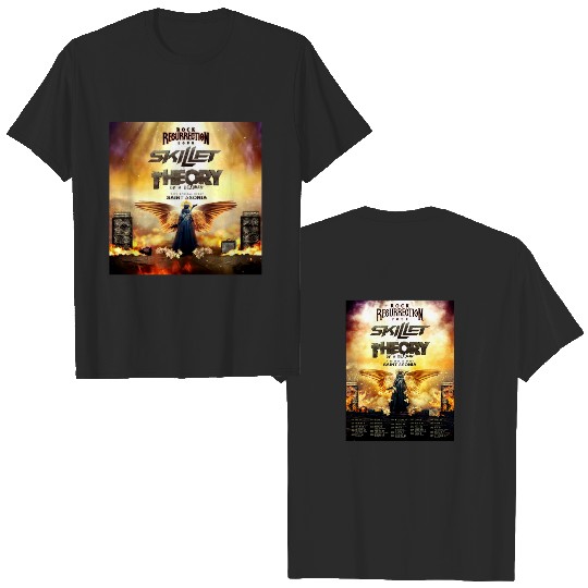 Discover Skillet Theory of a Deadman Rock Reurection Tour 2023 T-Shirt