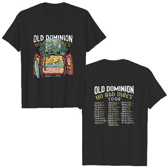 Old Dominion 2023 Tour Shirt, Old Dominion No Bad Vibes Tour Shirt