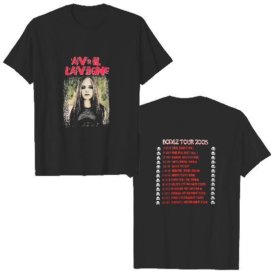 Avril Lavigne Bonez Tour 2005 Tee