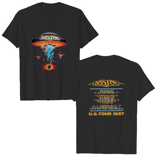 Boston Rock Band Concert Tour 1987 T-Shirt, Boston Tour Shirt