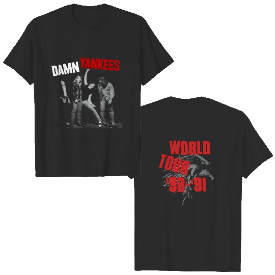 Discover Damn Yankees World Tour '90-91 T-Shirt