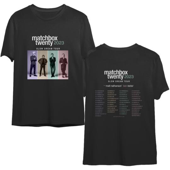Matchbox Twenty Band Fan Shirt, Matchbox Twenty Slow Dream Tour 2023 Shirt