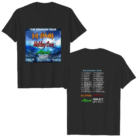 Discover Tour Crewneck  Double Side T-shirt Concert 80s Band