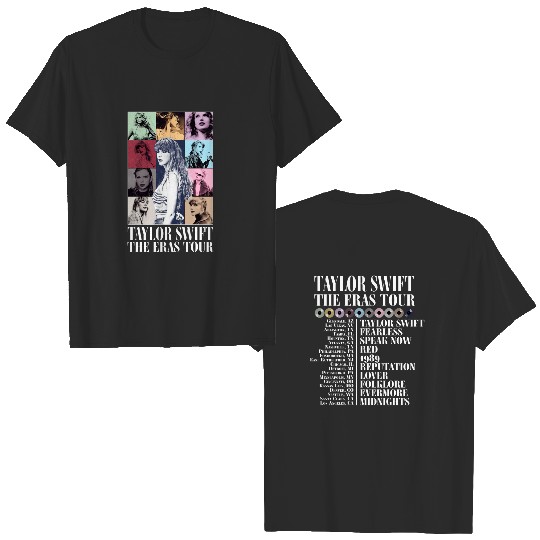 Discover TS Eras Tour Two Sided Shirt, Eras Tour Shirt, Taylor Merch Shirt