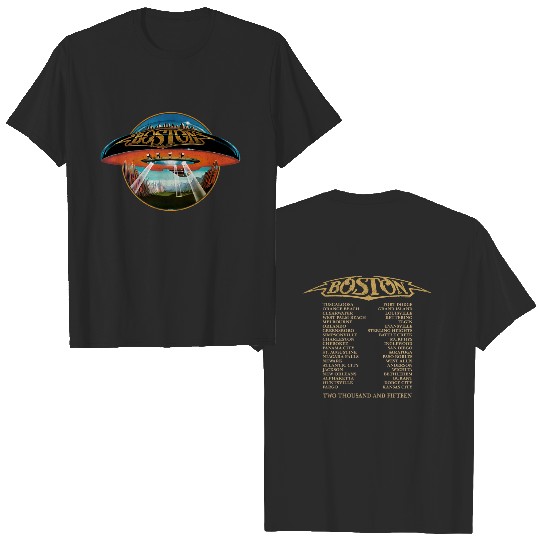 Boston Rock Band Two Thousand Fifteen Tour T-Shirt, Boston Tour T-Shirt
