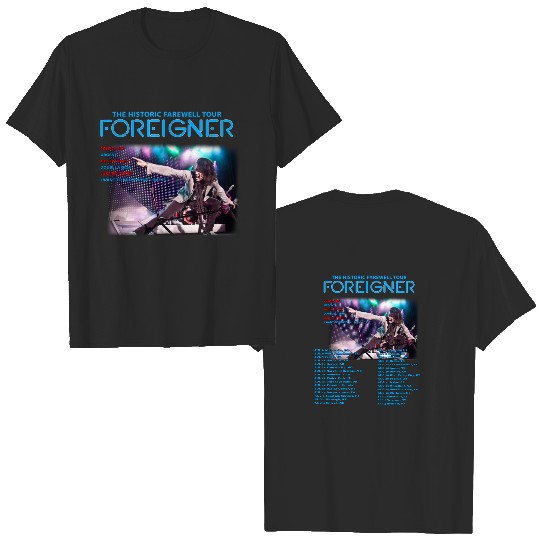 Foreigner The Histroric Farewell Tour 2023 Shirt, Foreigner 2023 Concert Shirt, Foreigner Band Fan Shirt