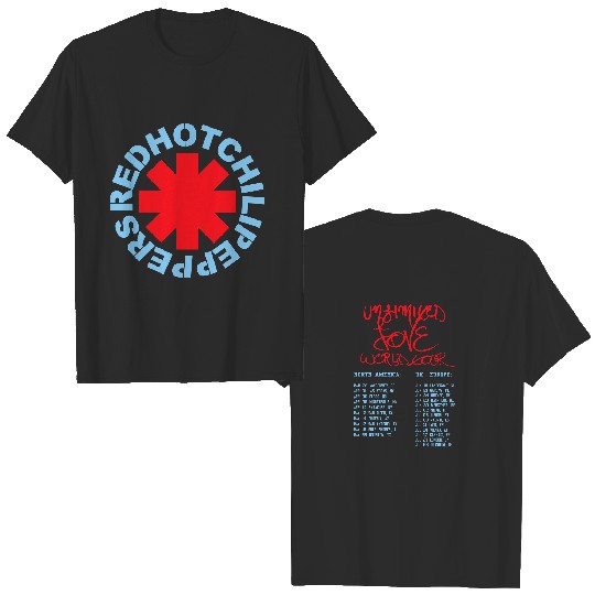 Red Hot Chili Peppers Unlimited Love World Tour 2023 Shirt Red Hot Chili Peppers Band Tour Shirt