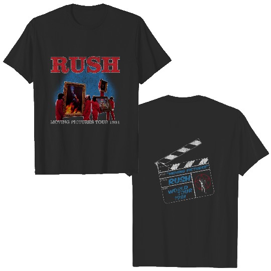 Discover Rush Moving Pictures Tour 1981 T-Shirt