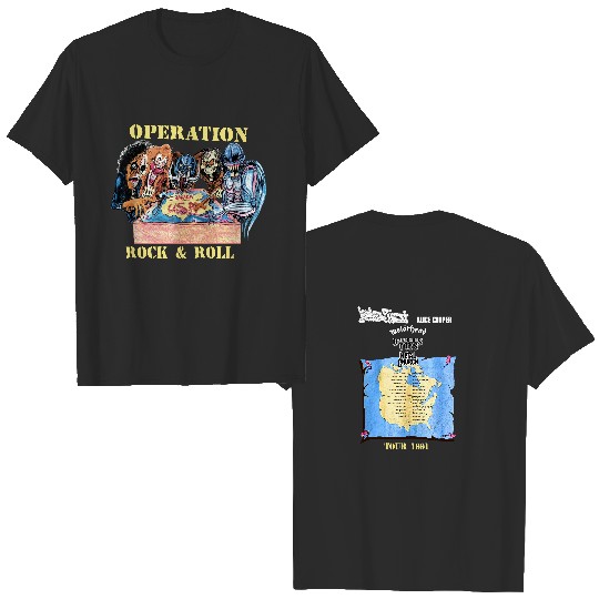 1991 Operation Rock N Roll Motorhead Judas Priest Alice Cooper Metal Church Vintage Shirt