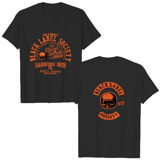 Discover Black Label Society Unisex T-shirt: Hardcore Hellride (back print)
