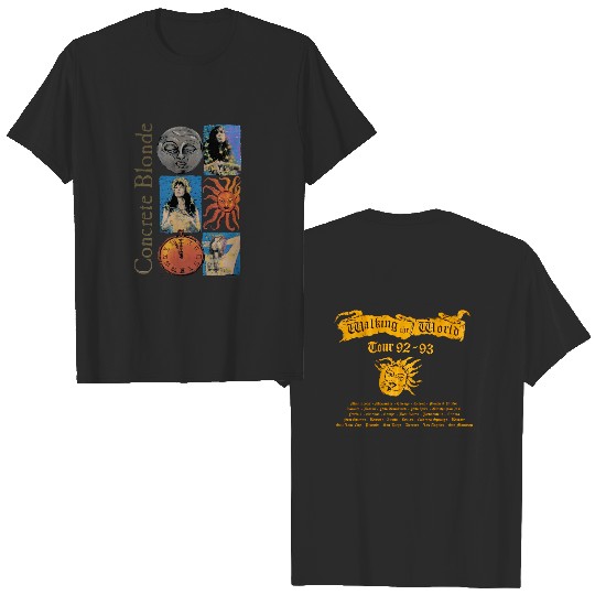 1992 Concrete Blond Walking The World Tour 92-93 T-Shirt
