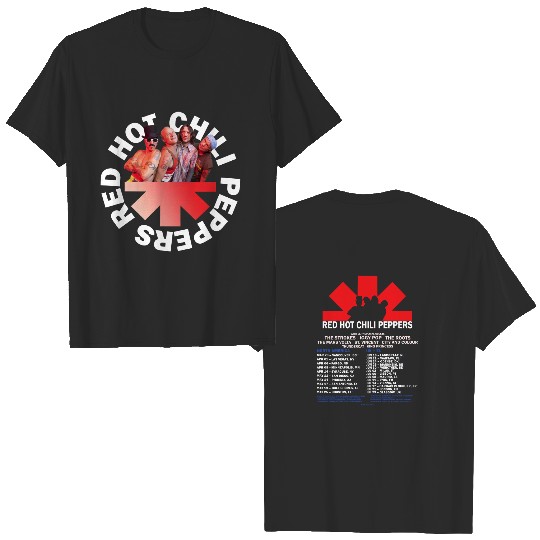 Discover Double sides 2023 Red Hot Chili Peppers Tour Shirt, Red Hot Chili Peppers Shirt, RHCP 2023 Rock Tour