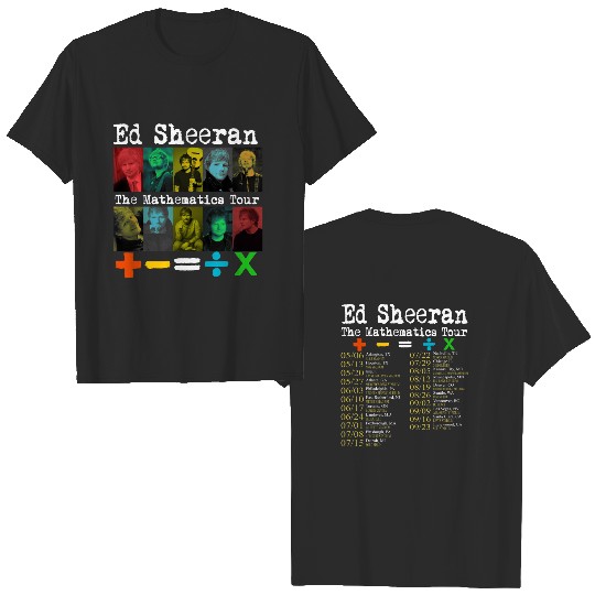 Discover Vintage Ed Shee The Mathematics Tour Shirt, The Mathematics Tour Shirt