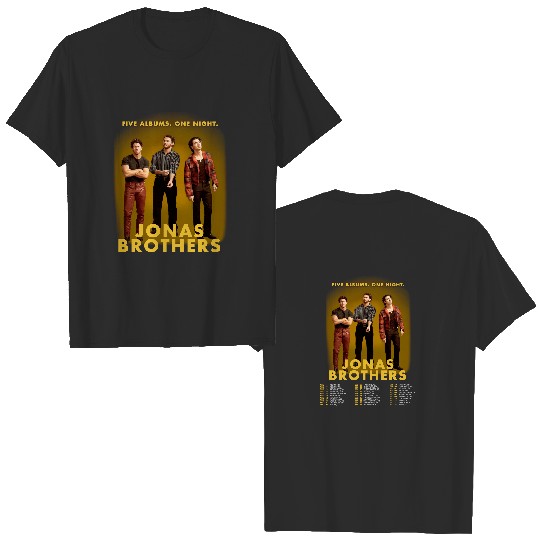 Jonas Brothers One Night The Tour 2023 T-shirt