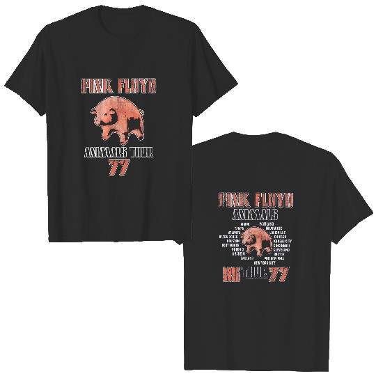Pink Floyd Men's T-Shirt Animals USA Tour 1977 T Shirt