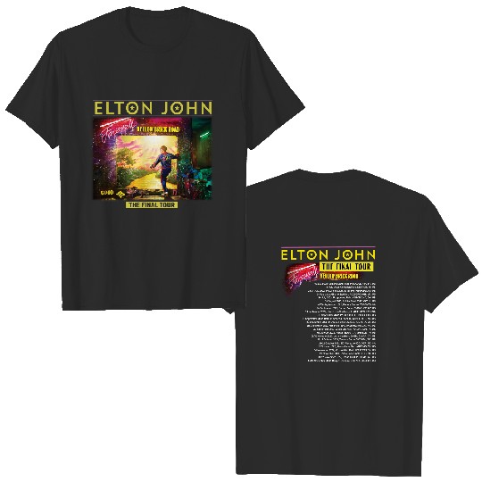 Elton John Farewell Tour Yellow Brick Road The Final Tour 2022 Shirt
