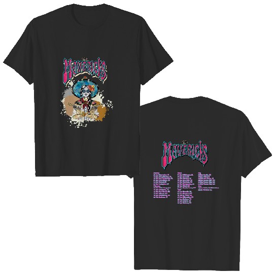 The Mavericks 2023 Tour Shirt, Mavericks Band Double Sided T-Shirt