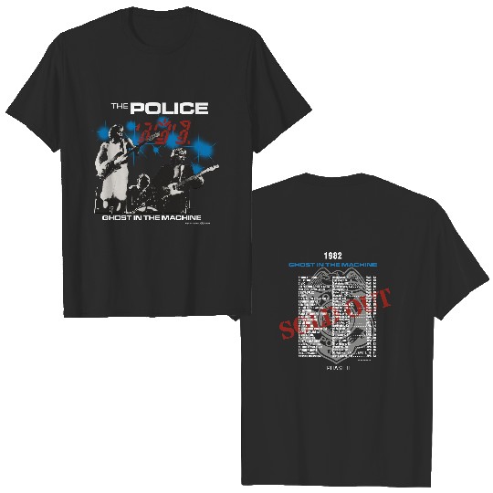 The Police Ghost in the Machine PhraseII 1982 Concert Tour T-Shirt