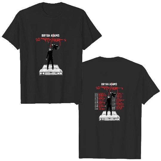 Bryan Adams Tour 2023 Shirt, So Happy It Hurt 2023 Tour Dates Shirt, Bryan Adams Shirt
