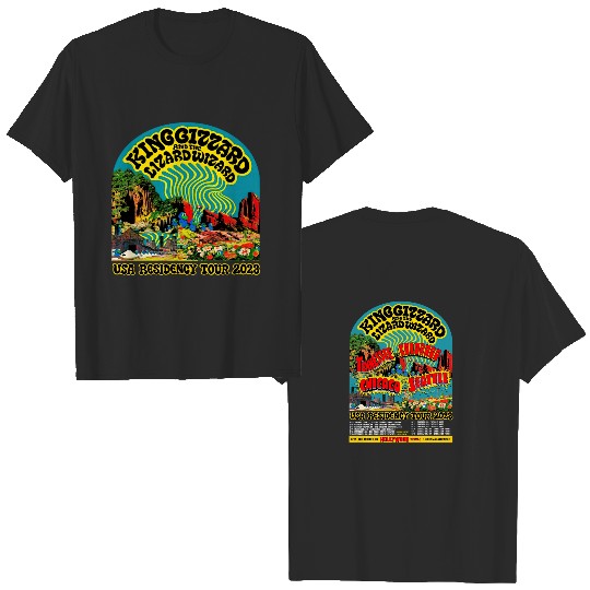 King Gizzard & The Lizard Wizard USA Residency Tour 2023 T-Shirt