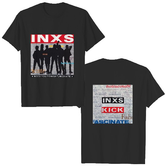 Vintage 1988 INXS t-shirt Australian rock band 80s new wave