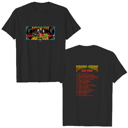 Rob Zombie & Alice Cooper Freaks On Parade Tour 2023 Shirt, Freaks On Parade Tour 2023 T-shirt