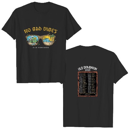 Old Dominion 2023 Tour Shirt, Old Dominion No Bad Vibes Tour Shirt