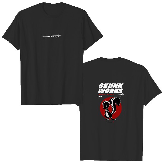 New Lockheed Martin, Lockheed The  Skunk Works Double sided tshirt